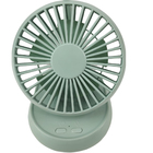 Luminaria Ventilador Luz Led Ajustavel 2 Em 1 Abajur De Mesa