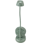 Luminaria Ventilador Luz Led Ajustavel 2 Em 1 Abajur De Mesa