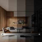 Luminária Ventilador Teto Com Controle Remoto - 5 Pétalas