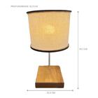 Luminária Virtus Madeira Natural