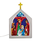 Luminária Vitral Capela De Natal