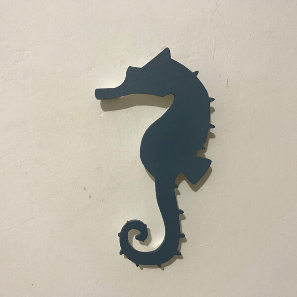 Luminoso Cavalo Marinho Decorativo Led Mdf