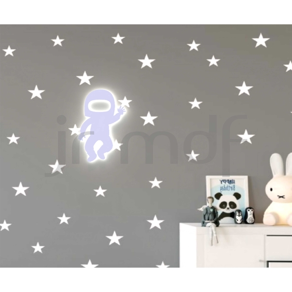 Luminoso Decorativo Astronauta Branco Frio