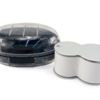 Lupa Bolso Lente 25mm Com Led Uv Solver Relojoeiro Joalheiro