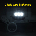 Lupa Cabeça 6 Lentes 3 Leds Estética Leitura Eletrônica