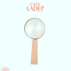 Lupa De Aumento Decorativa Com Cabo Em Poliresina 17cm 16358