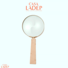 Lupa De Aumento Decorativa Com Cabo Em Poliresina 23cm 16357