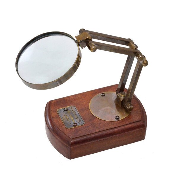 Lupa De Aumento Decorativa Vintage 19cm