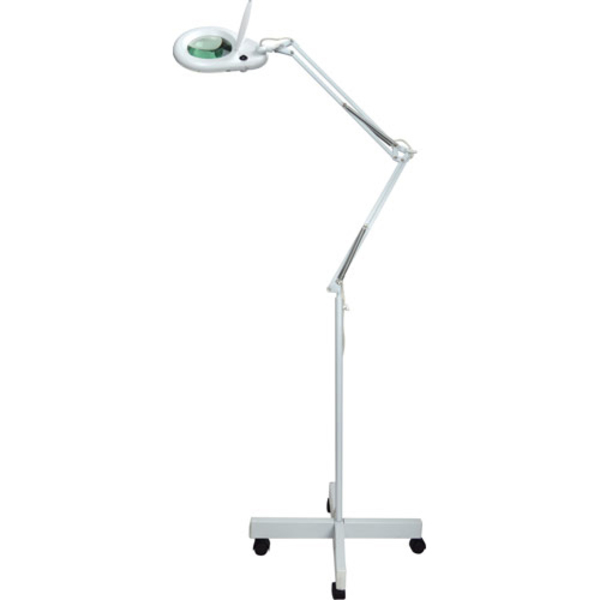 Lupa De Bancada C/ Iluminação Aumento De 8x Lente Led Com Ped