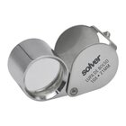 Lupa de bolso cromado 10X21MM SLD-111 SOLVER