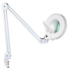 Lupa Luminária 10x Estética Mesa Profissional 120 Led Bivolt