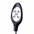 Lupa Suporte Mesa Estaçao Solda 3 Lentes 5 Leds Placa Garra S