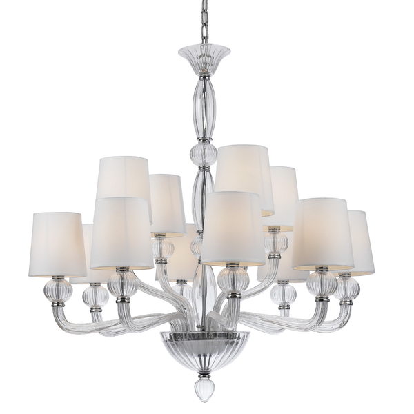 Lustre 12 Lâmpadas Claude (md5164/8+4cl) - Pier Decor Outlet