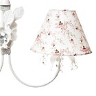 Lustre 2l Primavera Transparente 2 Flores G Branco Quarto Beb