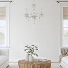 Lustre 3 Lâmpadas Acrílico Incolor Treviso LLUM Bronzearte