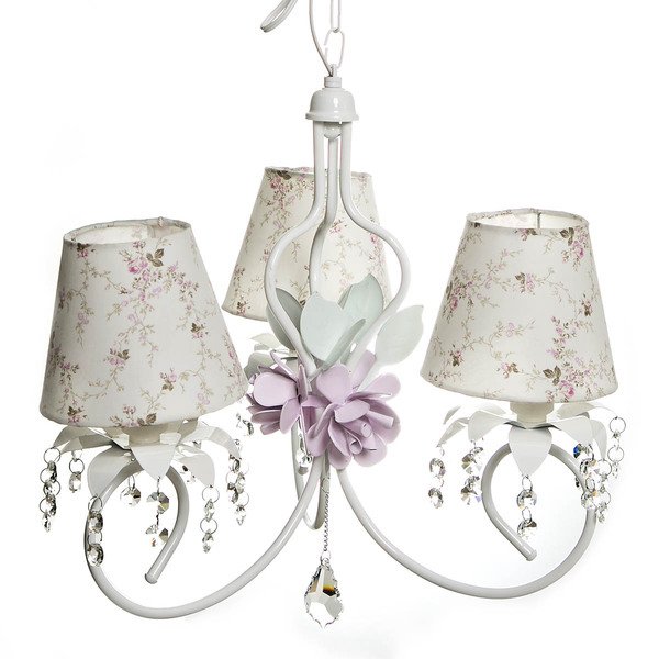 Lustre 3l Imperial Rosa Quarto Bebê Infantil