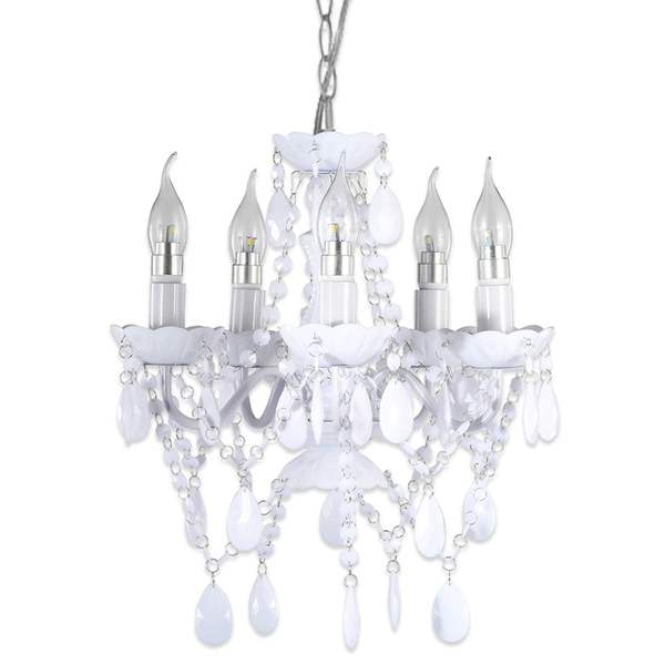 Lustre 5 Lâmpadas Blosom (ca01wh) - Pier Decor Outlet