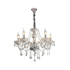 Lustre 5 Lâmpadas E14 Transparente Valentina Hevvy