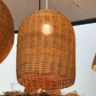 Lustre (cupula)  Oval Fibra Trancoso Ba 30cm