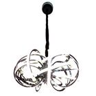 Lustre  Prateado Luminária Dimmer