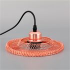 Lustre Abajur Cupula Pendente Aramado Metal Teto Decoraçao Ca