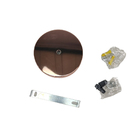 Lustre Abajur Cupula Pendente Metal Aramado Ambiente Casa Dec