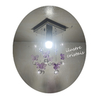 Lustre Acrílico Cristal Para Quarto De Criança Bebe 25 Cm De