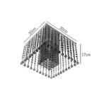 Lustre Acrílico Plafon Quadrado 30x30x17cm - JP/MITO/30