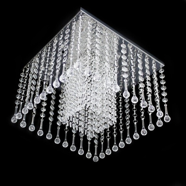 Lustre Acrílico Plafon Quadrado 30x30x17cm - JP/MITO/30