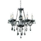 Lustre Anjou Bella Fume 56cmx58cm Para 5 Lâmpadas E14 Com Cab