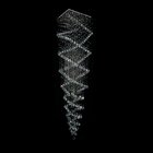 Lustre Aomori 50x50x200cm para 9 Lâmpadas GU10