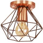 Lustre Aramado Diamante Majestoso Redondo Cobre/cobre