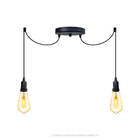 Lustre Aranha Com 2 Pendentes