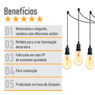 Lustre Aranha Com 3 Pendentes