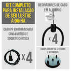 Lustre Aranha Com 4 Pendentes