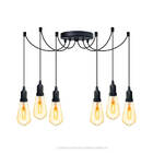 Lustre Aranha Com 6 Pendentes