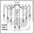 Lustre Aranha Com 8 Pendentes