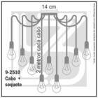 Lustre Aranha Com 9 Pendentes