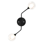 Lustre Aro Preto Jabuticaba Globo De Vidro Harmony