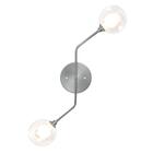 Lustre Aro Sputnik Prata Jabuticaba Harmony Sala Quarto