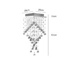 Lustre Athenas de Cristal para 4 Lâmpadas GU10