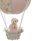 Lustre Balão Bolinha Ursa Rosa Quarto Bebê Infantil