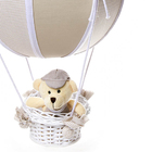 Lustre Balão Bolinha Urso Bege Quarto Bebê Infantil