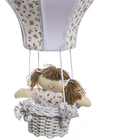 Lustre Balão Cintura Lilás Quarto Bebê Infantil