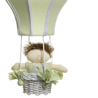 Lustre Balão Cintura Verde Quarto Bebê Infantil