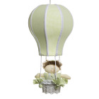 Lustre Balão Cintura Verde Quarto Bebê Infantil