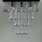 Lustre Belissímo Cristal Acrílico Para Quarto Base 42x42cm