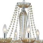Lustre Bella Anjou 68x68cm E14 Champagne Jf018a