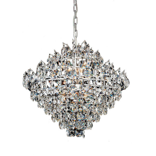 Lustre Bella Strauss Metal Cristal Ø53cm X 45cm Aq014