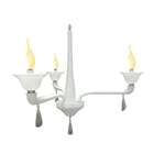 Lustre Cananéia Polietileno 86cm E-14 3 Lâmpadas Max 60w Bran